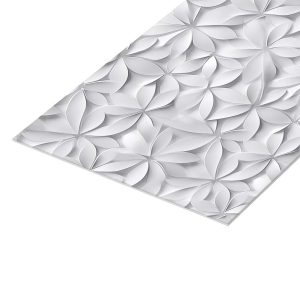 Панель стеновая АБС пластик для кухни 3000х600х1,5 мм цветочный паттерн