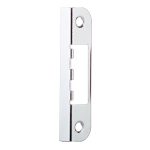 Планка ответная для врезного замка угловая хром (680187)