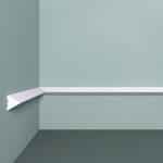 Молдинг из экополимера ударопрочный 20х20х2000 мм под покраску Bello Deco XPS M 27 белый