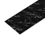 Панель стеновая ПВХ для кухни 3000х600х1 мм крестола черная