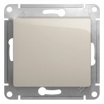 Выключатель Systeme Electric Glossa одноклавишный встраиваемый молочный (GSL000911)