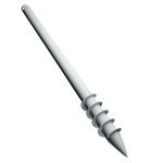 Свая-шуруп d76х3000 мм оцинкованная