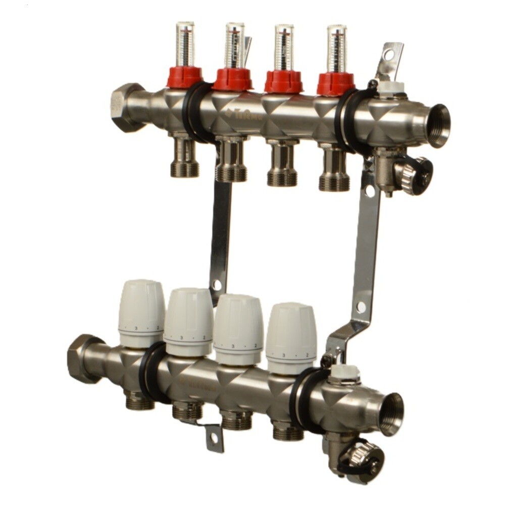 original-9164.jpg Коллекторная группа с расходомерами Terma 1 ВР(г) х 4 выхода 3/4 НР(ш) ЕК х 1 ВР(г) — изображение 1