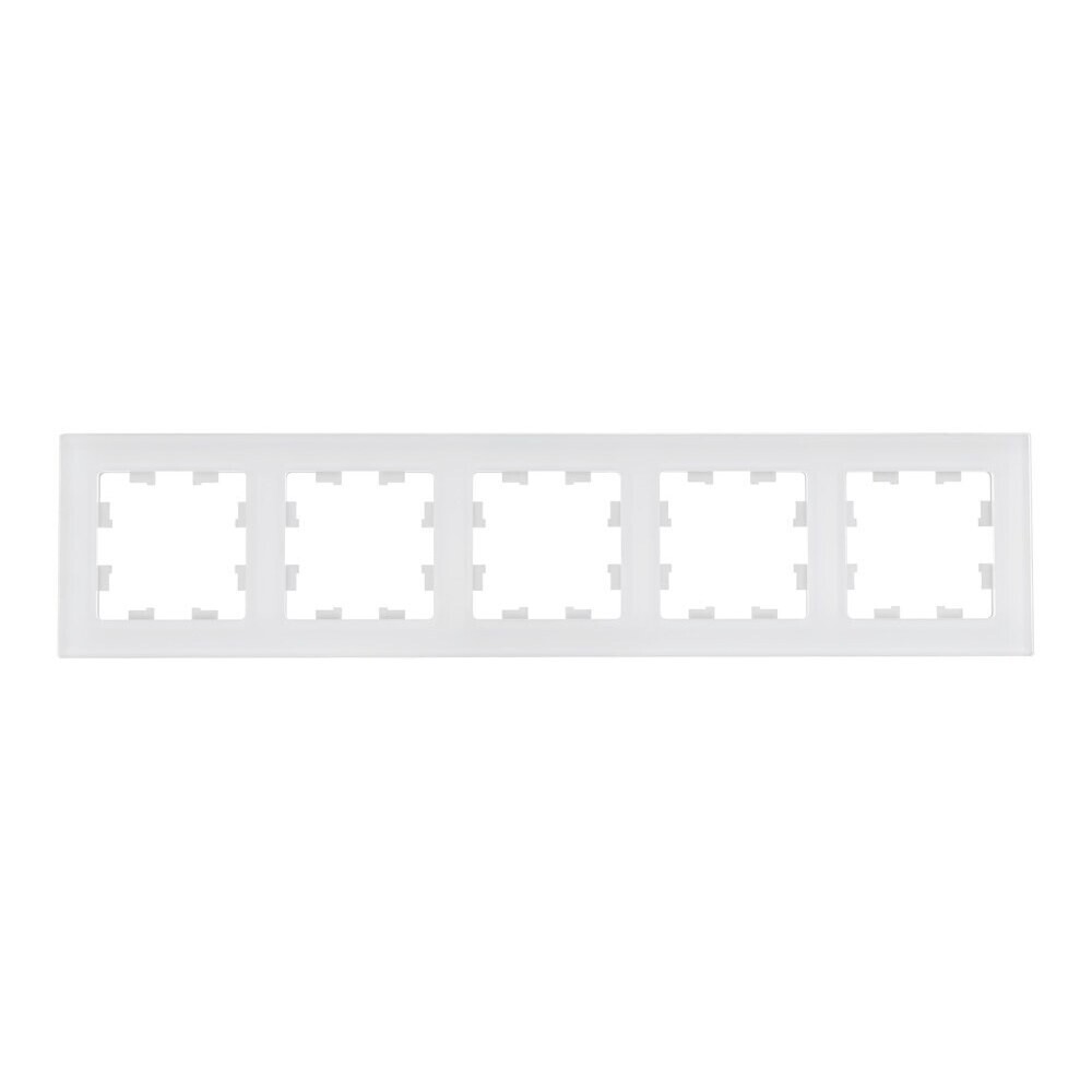 original-9165.jpg Рамка Systeme Electric AtlasDesign Nature пятиместная белая (ATN360105) — изображение 1