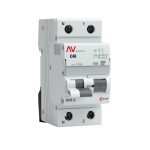 Автомат дифференциальный EKF Averes DVA-6 40А 1P+N тип A 30 мА 6 кА (rcbo6-1pn-40C-30-a-av)