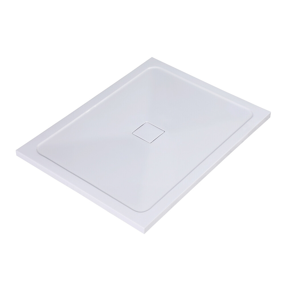 original-9248.jpg Поддон WasserKraft Dinkel искусственный камень 120х90х4 см прямоугольник белый низкий (58T07) — изображение 1