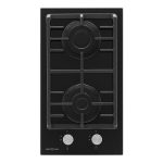 Варочная панель газовая Krona Galileo 30 2 конфорки черная