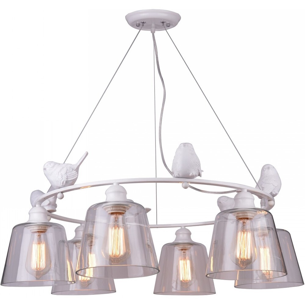 original-9434.jpg Люстра потолочная Arte Lamp Passero E27 240 Вт 9 кв.м (A4289LM-6WH) — изображение 1