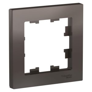 Рамка Systeme Electric AtlasDesign одноместная мокко (ATN000601)