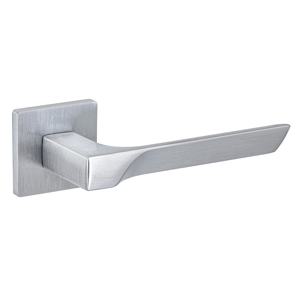 original-9789.jpg Ручка дверная Fuaro Fly SSC-16 квадратная розетка сатинированный хром (44403) — изображение 1